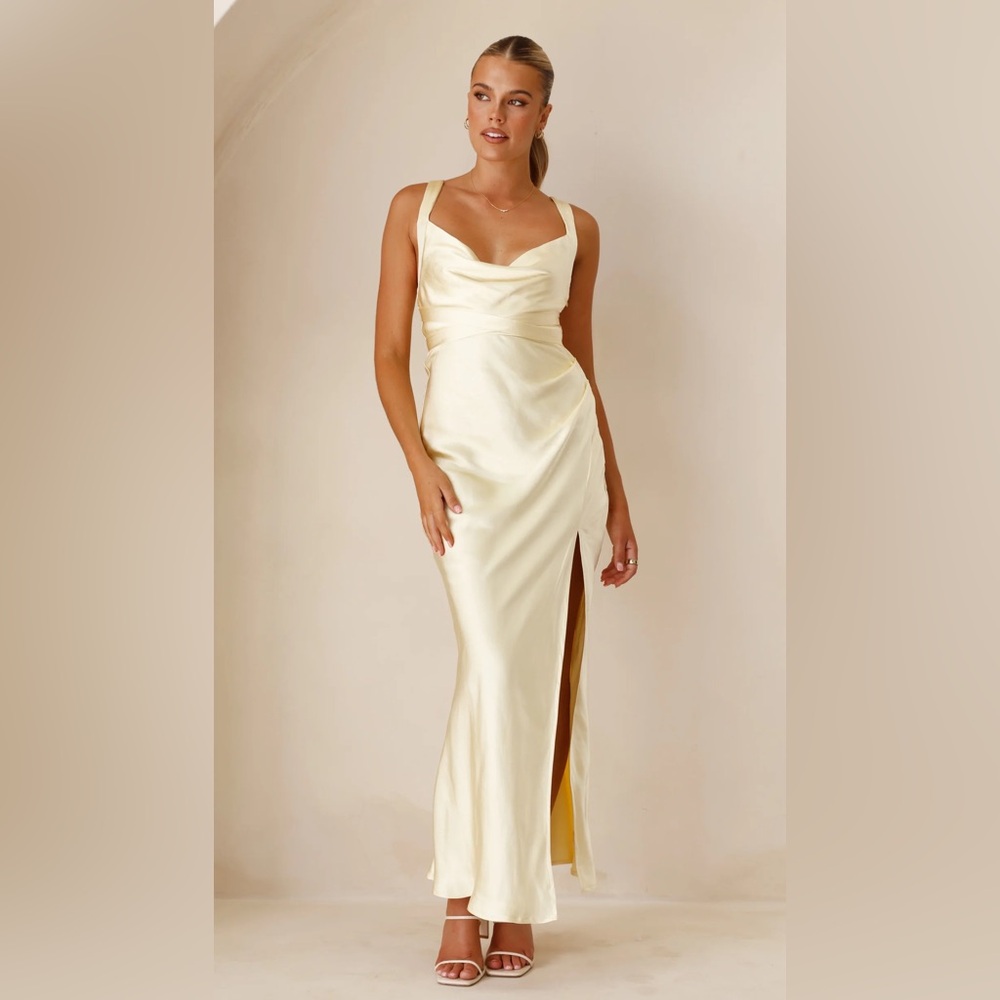 Billy J Zendaya Maxi Dress - Yellow
